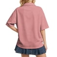 thumbnail image 5 of Dresfit Polo Shirts for Women Collared Golf Shirts Summer 2026 Button Down Short Sleeve Golf T Shirts Breathable Loose Regular Fit Tennis Tops M, 5 of 5
