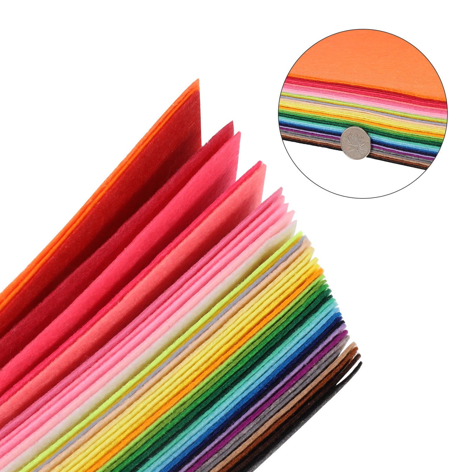 042823-F-AB Felt squares in rainbow colors; variants; 1 square yard — FabMo