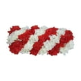 thumbnail image 2 of Mesa de comedor de boda Sunnimix centro de Mesa de flores artificiales rojo Fila de flores de boda, 2 of 8