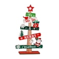 thumbnail image 2 of Adorno de escritorio de árbol de Navidad de madera, centro de mesa estético coleccionable Estilo A, 2 of 9