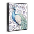 thumbnail image 3 of Stupell Industries Glam Peacock on Floral Pattern Black Framed Giclee Art, 16 x 20, by Kim Allen, 3 of 8