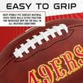 thumbnail image 5 of Franklin Sports NFL San Francisco 49ers Football - Youth Junior Size Football for Kids - Official NFL Team Logo + Colors Youth Football - Kids NFL Fan Shop Football, 5 of 13