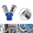thumbnail image 4 of Pneumatic Fitting Multi Splitter Manifold Air Compressor Fitting Coupling Multi Hose Coupler Quick Connect, 4 of 5