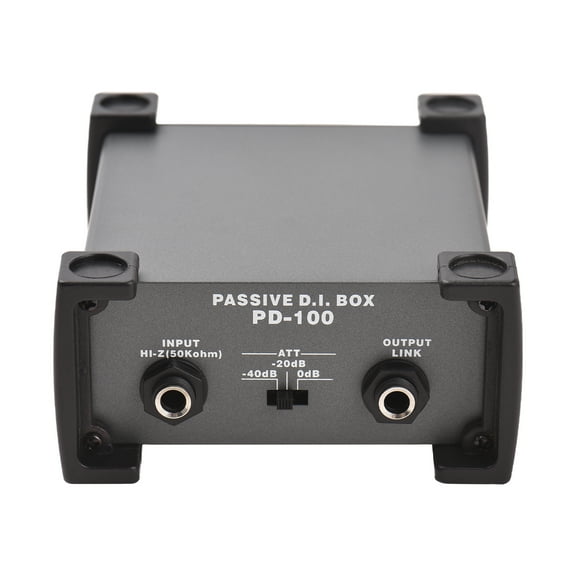 Di Box§direct Box§di Boxes For Instruments§audio Di Box§passive Di Direct Box§passive Di-box§signal Processor 2 Channels Passive DI-Box Unit Hum Eliminator 1/4'' Instrument