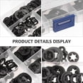 thumbnail image 4 of Phenofice 280Pcs Hardware Lock Washers Black Stainless Steel Thermal Conductivity Generators, 4 of 5