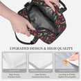 thumbnail image 3 of Uemuo Red Chili Printed Lunch Bag Lunch Box Reusable Insulated Lunch Tote Bag, Leakproof Thermal Cooler Sack Food Handbags Case High Capacity, 3 of 5
