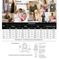 thumbnail image 6 of Weardear 3 in 1 Maternity Nursing Dresses Snap Down Back Labor and Delivery Gown Long Sleeve Breastfeeding Dress with Button, 6 of 6