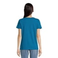 thumbnail image 4 of Time and Tru Women's Short Sleeve Crew Tee (5 Pack), 4 of 5