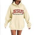 thumbnail image 6 of Christian Hoodies for Women 2025 Jesus Hoodie Y2K Graphic Hoodie with Pockets Hooded Sweatshirt Women Pullover, 6 of 7