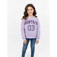 thumbnail image 3 of K Pop Demon Hunters Huntrix Girls Graphic Fleece Crewneck Sweatshirt, Sizes 4-16, 3 of 9