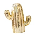 thumbnail image 1 of Escultura de porcelana con forma de alcancía de cactus para sala de estar, dormitorio y niños. Oro, 1 of 9