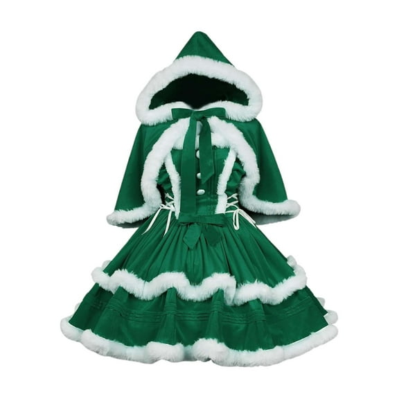 Christmas Sexy Bunny Girl Outfit With Red Santa Hat Spaghetti Straps And Shawl