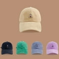 thumbnail image 2 of Women/Men Baseball Cap, Sun Protective Cartoon Print Cotton Hat for Outdoor 1PC, 2 of 8