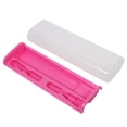 thumbnail image 1 of Estuche universal para cepillo de dientes eléctrico, portátil, para viajes y camping (rosa), 1 of 7