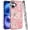 Pink, variant on XPM for Apple iPhone 17 (6.3") Phone Case, Diamonds Bling All Around Edges Sparkly Glitter Hybrid with Ring Stand Holder Fashion Good Luck Cover for iPhone 17 (Purple)