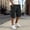 Black, variant on Men's Big and Tall Cargo Long Shorts 3/4 Cotton Ripstop Relaxed Fit Below Knee Capri Cargo Pants with Big Pockets Size S-4XL Black