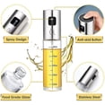 thumbnail image 2 of Conjunto de dispensador de rociador de aceite Botella de rociador de aceite Dispensador de aceite y limpieza,11 Feliz Sencillez, 2 of 4