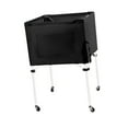 thumbnail image 2 of Vsenkes Rolling Sports Ball Cart Convenient Ball Storage Bin for Football Toy Garage Black, 2 of 9