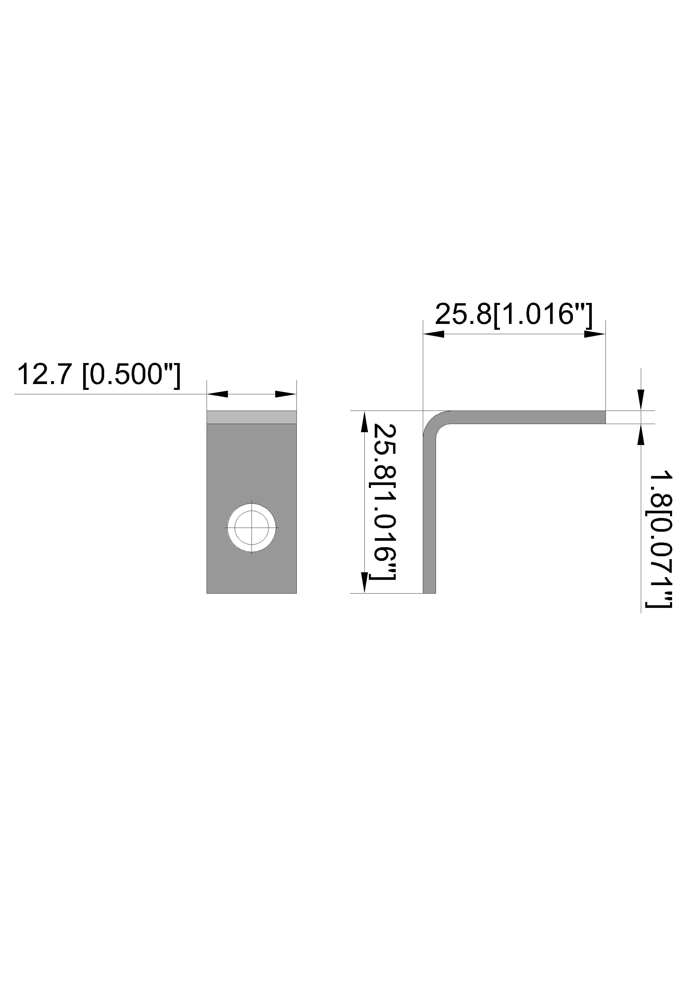 Hyper Tough 1 inch. x 1 inch. Corner Brace, Steel, Zinc Plated (4 Pack)