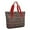 Red and Green, variant on Tote Bag for Women - Beige Christmas Character Pattern Shoulder Bag - Large Utility Work Duffle Bag with Zipper Handbag for Travel, Work, Sprots