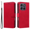 thumbnail image 1 of Étui Portefeuille pour Motorola MOTO G67 5G à Rabat avec Fentes pour Cartes, Support Magnétique et Sangle Rouge, 1 of 4
