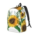thumbnail image 2 of Balery Sunflowers (2) Vintage Canvas Backpack for Men and Women - Large Capacity, Durable Travel Laptop Bag for School, Work, Hiking, and Outdoor Activities, 2 of 7