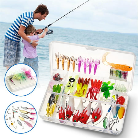 Lot 100 pcs Kinds of Fishing Lures Crank baits Hooks Minnow Bass Baits (Best Bait To Catch Striped Bass)