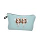 thumbnail image 5 of Bolsa de cosméticos para mujer, bolsa de maquillaje para viajes al aire libre, regalo para la semana de la enfermera para hombres y mujeres. Verde claro, 5 of 9