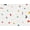 Christmas Icons, variant on Pack of 1, Gingerbread Candy Cane Cello Roll, 30"X100' for Christmas, Holiday, Party Favor, Birthday, Seasonal Event and Celebration, Made in USA