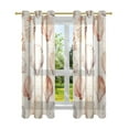 thumbnail image 7 of Yayeee Window Curtains Set of 2 for Living Room Light Filtering 63"x42", Purple Seashell, 7 of 7