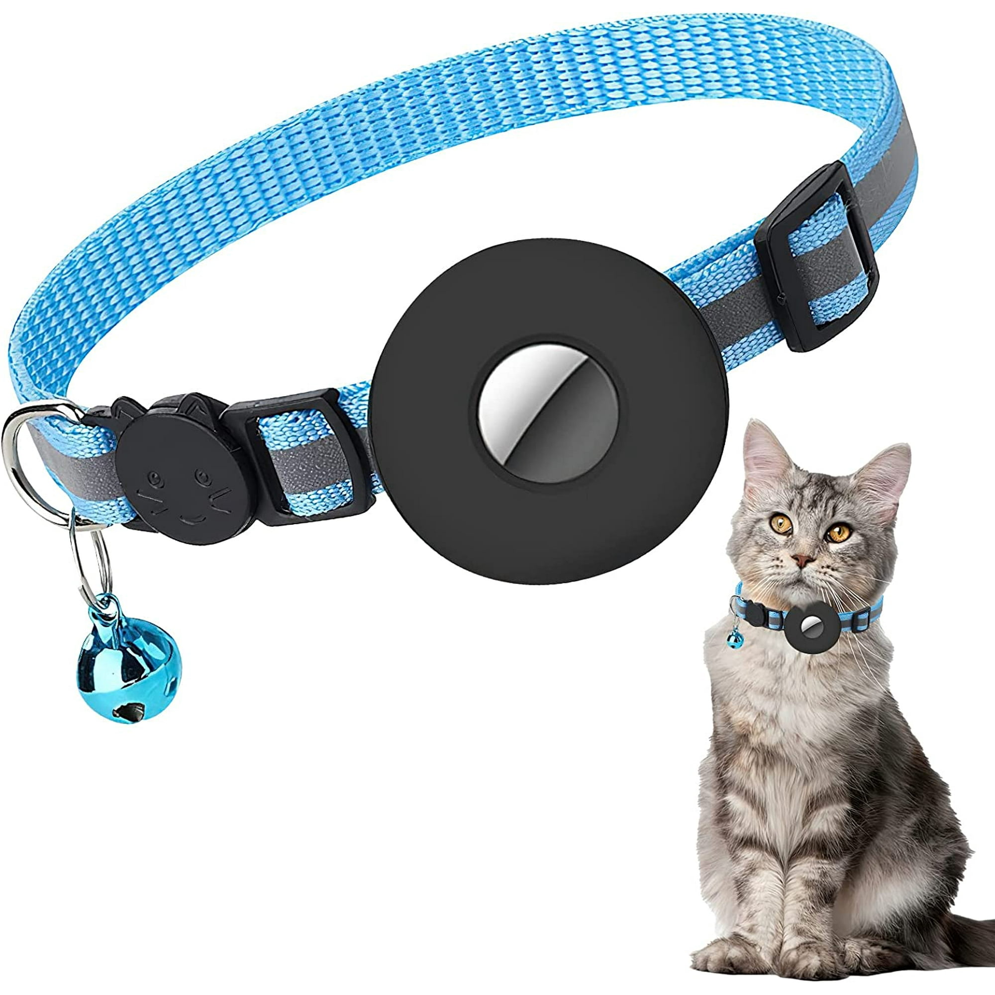 Qianli Collier Pour Chat Collier Reflechissant Pour Chat Avec Clochette Et Boucle De Securite Compatible Apple Airtag Reglable 22 35 Cm Bleu Walmart Canada Qianli Collier Pour Chat Collier Reflechissant Pour Chat Avec Clochette Et Boucle De Securite Compatible Apple Airtag Reglable 22 35 Cm Bleu Walmart Canada