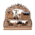 thumbnail image 5 of Kurt Adler 16-Inch Battery-Operated Light-Up Wooden Village with Motion, 5 of 7