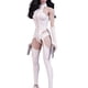 thumbnail image 1 of Tholdsy Ropa de muñeca Simple 1/6 modelo decoraciones atractivas exquisitas figuras de acción ropa pantalones de cuero para modelos adornos Muñecas y casas de muñecas Blanco Tholdsy FN001633-03, 1 of 5