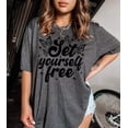 thumbnail image 3 of LET YOURSELF FREE Graphic Short sleeve T-Shirt, 3 of 10