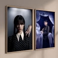 thumbnail image 4 of Addams-póster de película de terror para decoración de habitación, arte de pared, Muarl Kawaii, pintura en lienzo estética de película caliente, 4 of 4