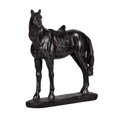 thumbnail image 2 of Figura de caballo Benzara Don, 25 cm, hecha a mano, marrón y negro, 2 of 9
