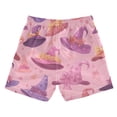 thumbnail image 2 of Kids' Beach Pants Comfortable Swim Trunks Colorful Hat Pattern Shorts for Pool Vacation and Lounge Wear 5T, 2 of 8