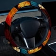 thumbnail image 2 of Turkey 14.5 Inch Printing PVC Leather Car Wheel Cover Steering Wheel Covers Auto Accessories, 2 of 6