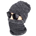 thumbnail image 1 of Knit Beanie Hat Thick: Thermal Unisex Winter Hat Watch Cap with Infinity Scarf, 1 of 9