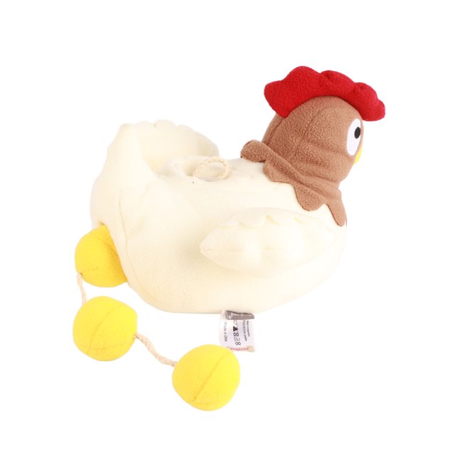 Plush Hen Toy, Bright Colors Plush Hen Pet Toy Educational For Medium Dogs