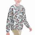 thumbnail image 2 of Cauagu Disco Ball Cherry With Bow Print Sun Protection Jacket for Teen,Full-Zipper Long Sleeve Sun Shirts with Pockets UV Hoodie Shirts Outdoor Athletic Jacket-Medium, 2 of 7