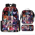 thumbnail image 1 of New cartoon Spiderman schoolbag three-piece set for primary and secondary school students, 1 of 1