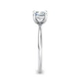 thumbnail image 2 of Brig Jewel 1.6 Ct Cushion Cut Moissanite Engagement Ring for Women - 14K White Gold Plated - Prong Setting - Perfect for Weddings, Anniversaries, and Gift Giving - Elegant Jewelry for Her, 2 of 4