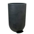 thumbnail image 3 of Ecobo 31.5 inches Eco-Friendly Round Pot Planter Decora Indoor/Outdoor use, Durable, Versatile & Lightweight, Designed by Brazilian Artisans, Contemporary All-Weather Design –Black, 3 of 5