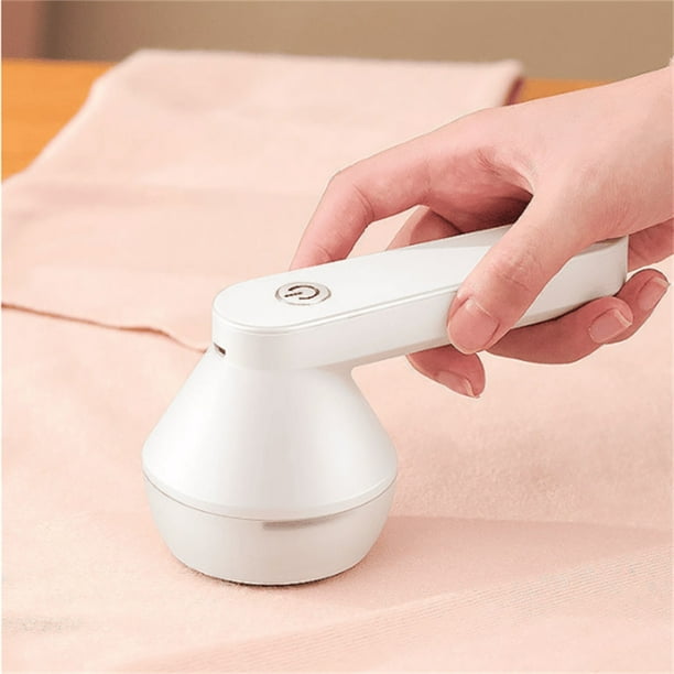 Afeitadora y quitapelusas recargable para telas | Afeitadora eléctrica portátil USB-C para ropa, almohadas y pelo de mascotas | Quitapelusas de alto rendimiento con compartimento de almacenamiento
