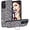 Black, variant on Bling Glitter Case for Samsung Galaxy A24 for Women Girls,Cute Sparkle Soft TPU Cover with Ring Kickstand Phone Case for Samsung Galaxy A24 CZ-Red