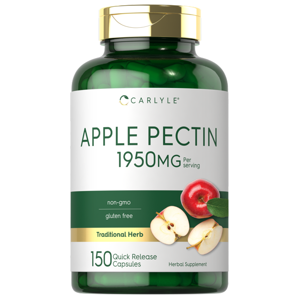 Apple Pectin 1950mg 150 Capsules by Carlyle