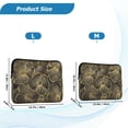 thumbnail image 4 of FORMRS 13-13.3 inch Laptop Sleeve Case Soft Carrying Quilted Computer Bag Cover, Black Flower Pattern, 4 of 7
