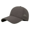 thumbnail image 2 of Eoperou Unisex Hat Hollow Out Sun Protection Spring Summer Adjustable Sweat-wicking Baseball Hat for Outdoor, 2 of 8