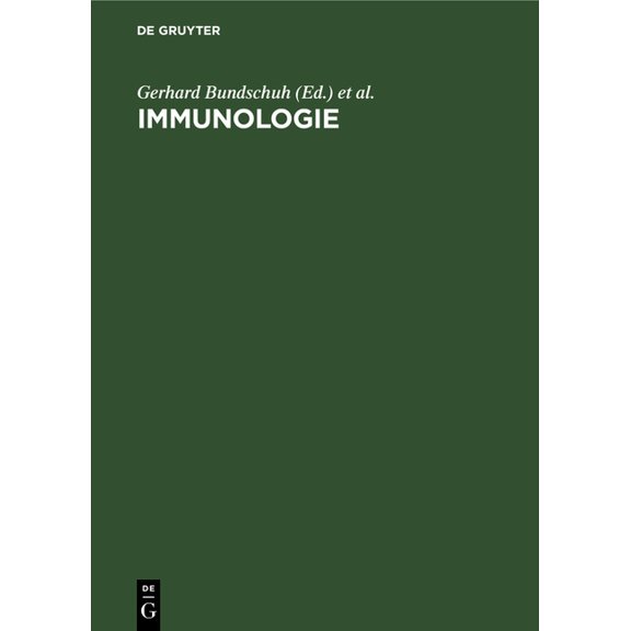 Immunologie: Ein Naschlagewerk, (Hardcover)